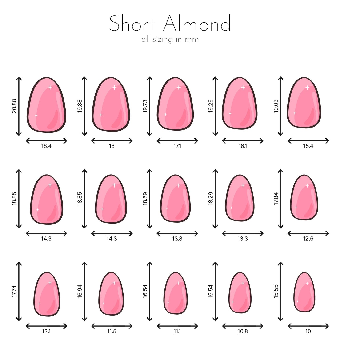 bare minimum (short almond)